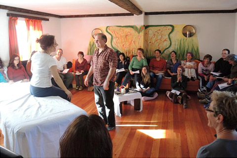Faszientherapie James Tree Gilmore beim Athro-Workshop Faszientherapie James Tree Gilmore beim Athro-Workshop