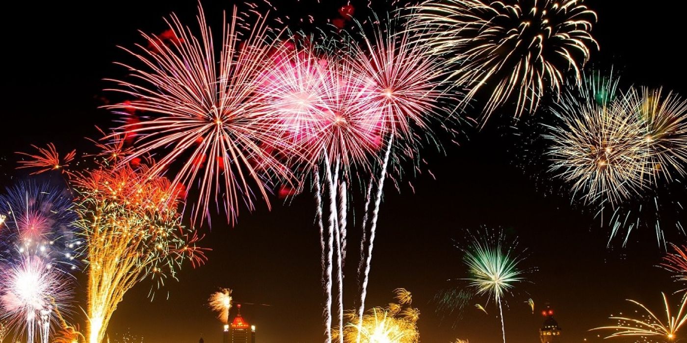 Sylvester mit Hunden